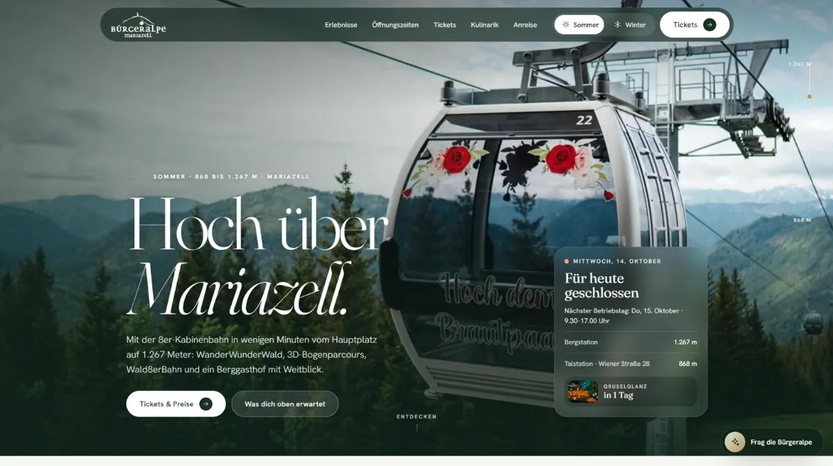Nachher (in Arbeit): Mariazeller Bürgeralpe