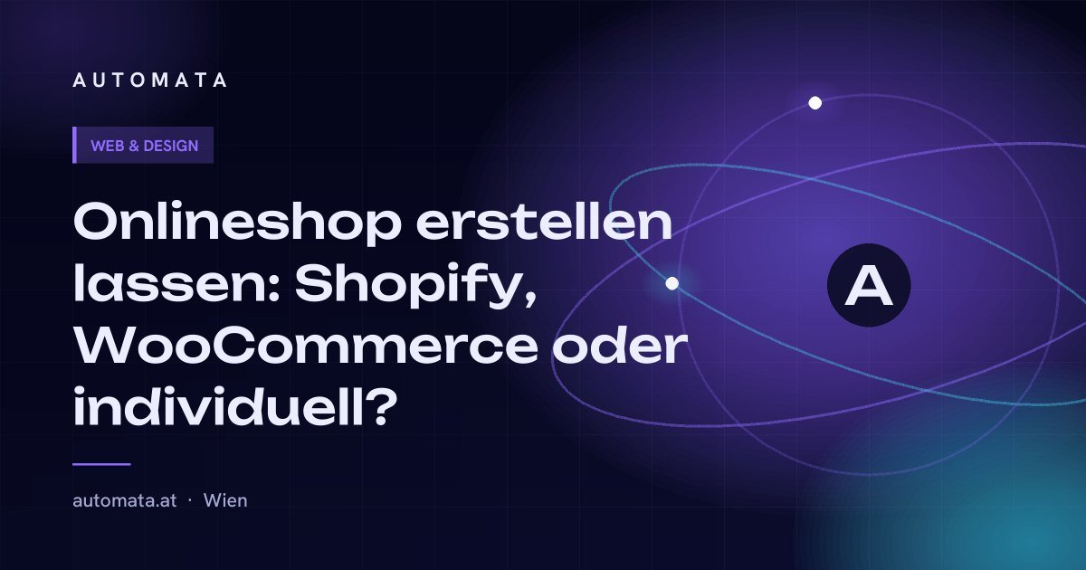 Onlineshop erstellen lassen: Shopify, WooCommerce oder individuell?